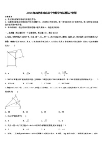 2025年鸡西市鸡东县中考数学考试模拟冲刺卷含解析