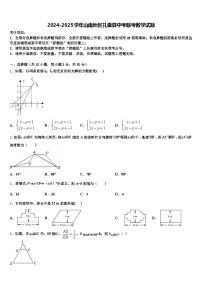 2024-2025学年山南地区扎囊县中考联考数学试题含解析