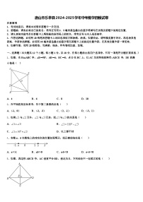 唐山市乐亭县2024-2025学年中考数学四模试卷含解析