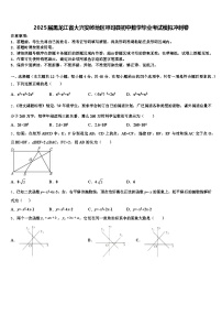 2025届黑龙江省大兴安岭地区呼玛县初中数学毕业考试模拟冲刺卷含解析