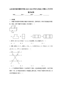 2025-2026学年山东省济南市稼轩学校九年级上学期10月月考数学试卷