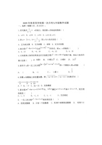 河南省南阳市桐柏县育英学校2025-2026学年九年级上学期10月月考数学试题