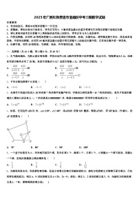 2025年广西壮族贵港市港南区中考三模数学试题含解析