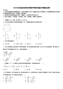 2025年河北省沧州市吴桥县中考数学最后冲刺模拟试卷含解析