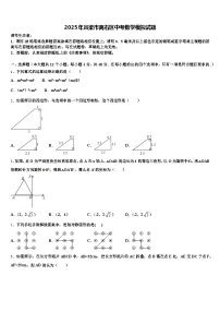 2025年吕梁市离石区中考数学模拟试题含解析