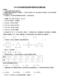 2025年木垒哈萨克自治县中考数学适应性模拟试题含解析