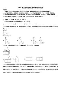 2025年上海市青浦区中考猜题数学试卷含解析