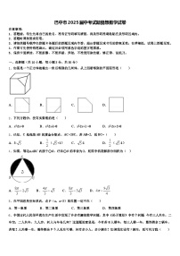 巴中市2025届中考试题猜想数学试卷含解析