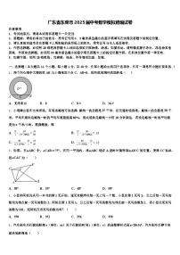 广东省东莞市2025届中考数学模拟精编试卷含解析