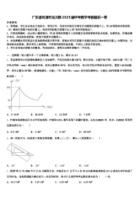 广东省河源市龙川县2025届中考数学考前最后一卷含解析