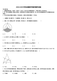 2024-2025学年会理县中考联考数学试题含解析