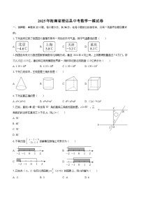 2025年海南省澄迈县中考数学一模试卷-自定义类型