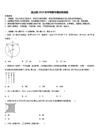 梁山县2025年中考数学模拟预测题含解析
