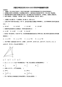 内蒙古呼伦贝尔市2024-2025学年中考猜题数学试卷含解析