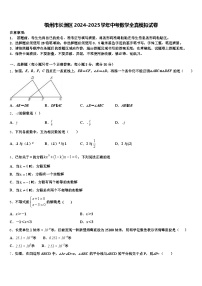 梧州市长洲区2024-2025学年中考数学全真模拟试卷含解析