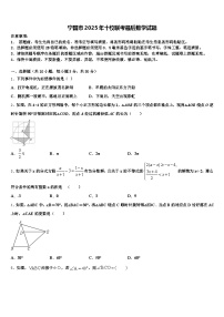 宁国市2025年十校联考最后数学试题含解析