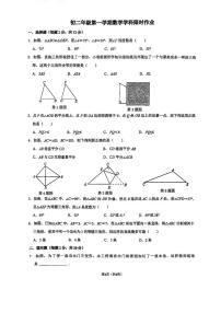 江苏省南京东南实验学校2025-2026学年八年级上学期第一次数学月考试卷（无答案）