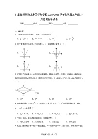 2025-2026学年广东省深圳市龙华区行知学校九年级上学期10月月考数学试卷
