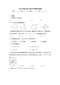 2025年四川省甘孜州中考数学试卷（附答案解析）