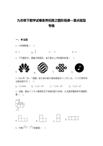 九年级下数学试卷素养拓展之图形规律—重点题型专练（含答案解析）