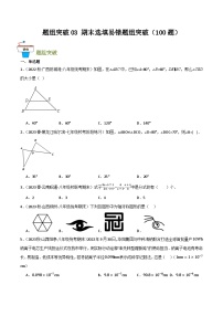 题组突破03 期末选填易错题组突破（100题）(原卷版+解析版）-人教版版初中数学八年级上册