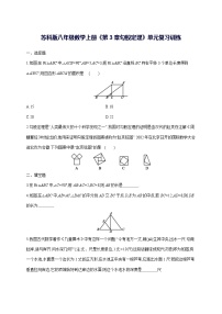 初中数学苏科版（2024）八年级上册（2024）第3章 勾股定理3.3 勾股定理的简单应用课时练习