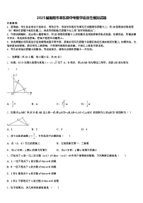 2025届衡阳市祁东县中考数学适应性模拟试题含解析