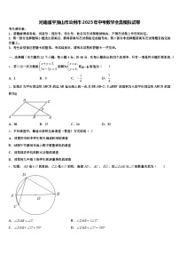 河南省平顶山市汝州市2025年中考数学全真模拟试卷含解析