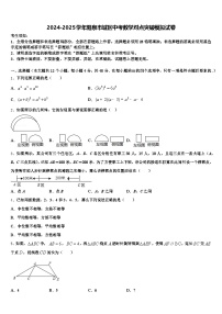 2024-2025学年阳泉市城区中考数学对点突破模拟试卷含解析