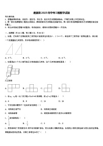 鹿寨县2025年中考三模数学试题含解析