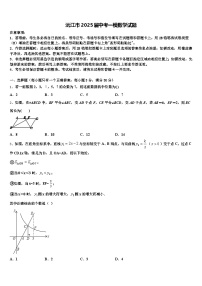 沅江市2025届中考一模数学试题含解析