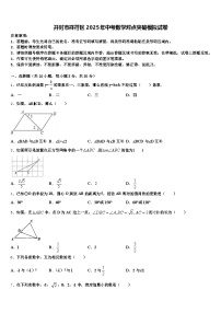 开封市祥符区2025年中考数学对点突破模拟试卷含解析