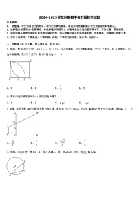 2024-2025学年巨野县中考五模数学试题含解析