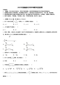 2025年湖南省长沙市中考数学仿真试卷含解析