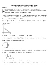 2025年黑龙江省鹤岗市兴山区中考数学最后一模试卷含解析