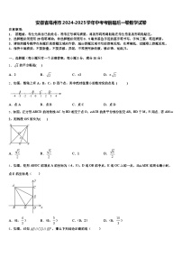 安徽省亳州市2024-2025学年中考考前最后一卷数学试卷含解析