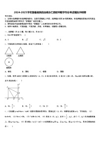2024-2025学年楚雄彝族自治州永仁县初中数学毕业考试模拟冲刺卷含解析