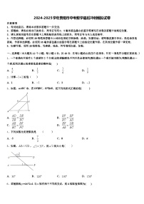 2024-2025学年贵阳市中考数学最后冲刺模拟试卷含解析