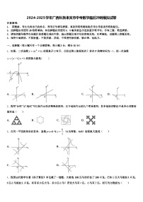 2024-2025学年广西壮族来宾市中考数学最后冲刺模拟试卷含解析