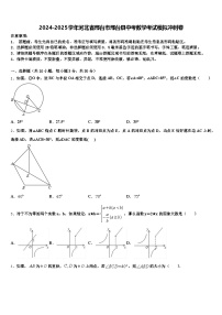 2024-2025学年河北省邢台市邢台县中考数学考试模拟冲刺卷含解析