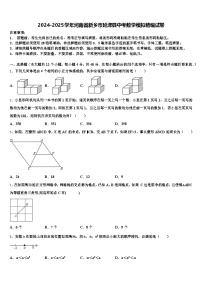 2024-2025学年河南省新乡市延津县中考数学模拟精编试卷含解析