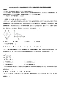 2024-2025学年湖南省衡阳市常宁市初中数学毕业考试模拟冲刺卷含解析