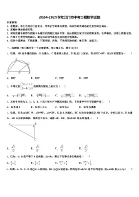 2024-2025学年江门市中考三模数学试题含解析