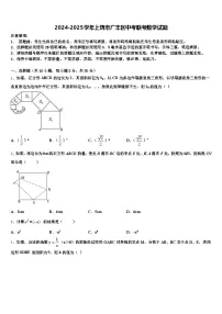 2024-2025学年上饶市广丰区中考联考数学试题含解析