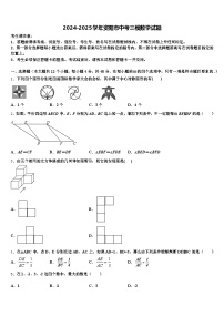 2024-2025学年资阳市中考三模数学试题含解析