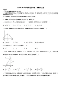 2024-2025学年邢台县中考二模数学试题含解析