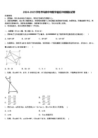 2024-2025学年寻乌县中考数学最后冲刺模拟试卷含解析