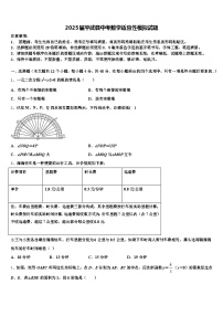 2025届平武县中考数学适应性模拟试题含解析