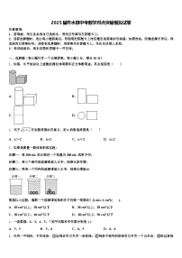 2025届柞水县中考数学对点突破模拟试卷含解析
