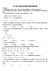 2025届广东省茂名市茂南区中考数学模拟试题含解析